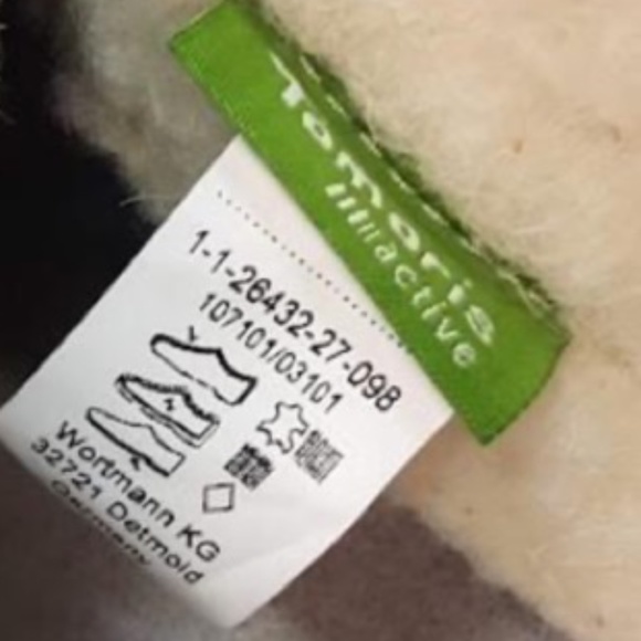 Tamaris Mid Calf Wool/Leather Boots - Picture 11 of 14